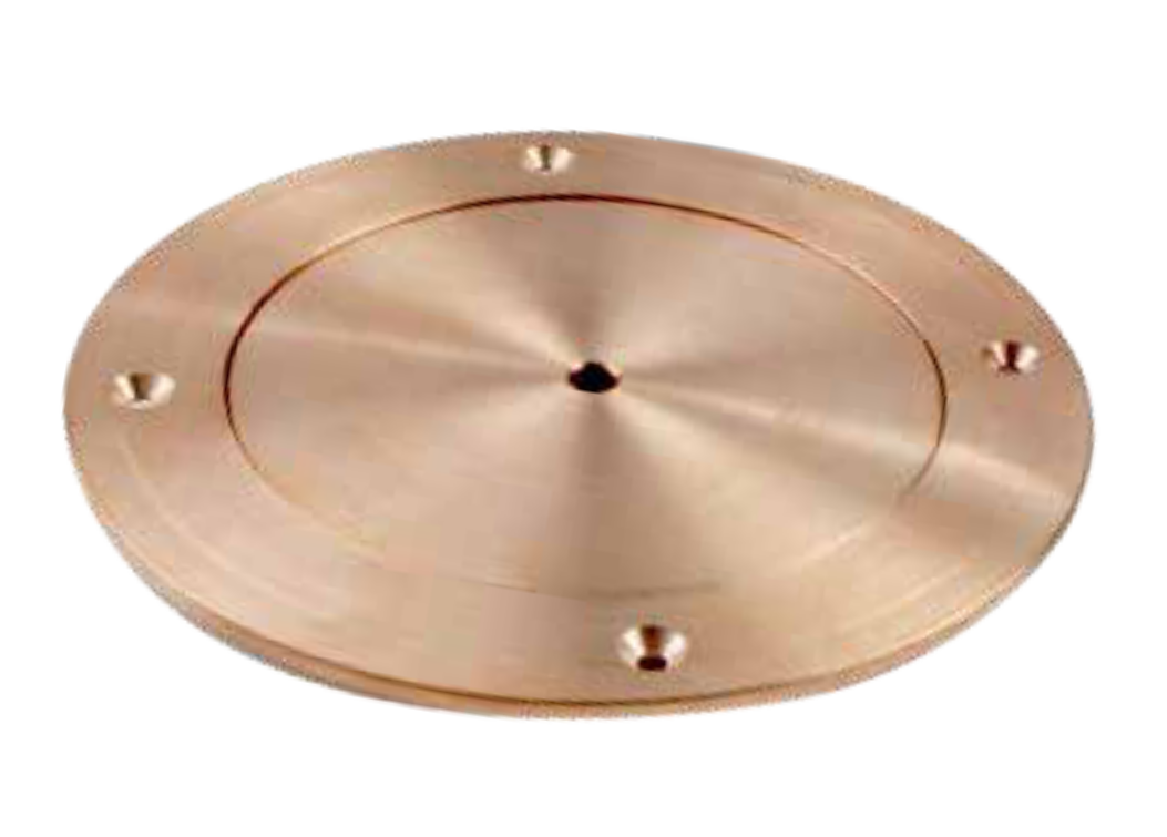 BRASS FLOOR RING AND BASE PLATE
